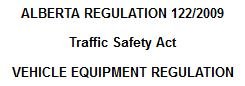 Alberta traffic safety act tinting regulation