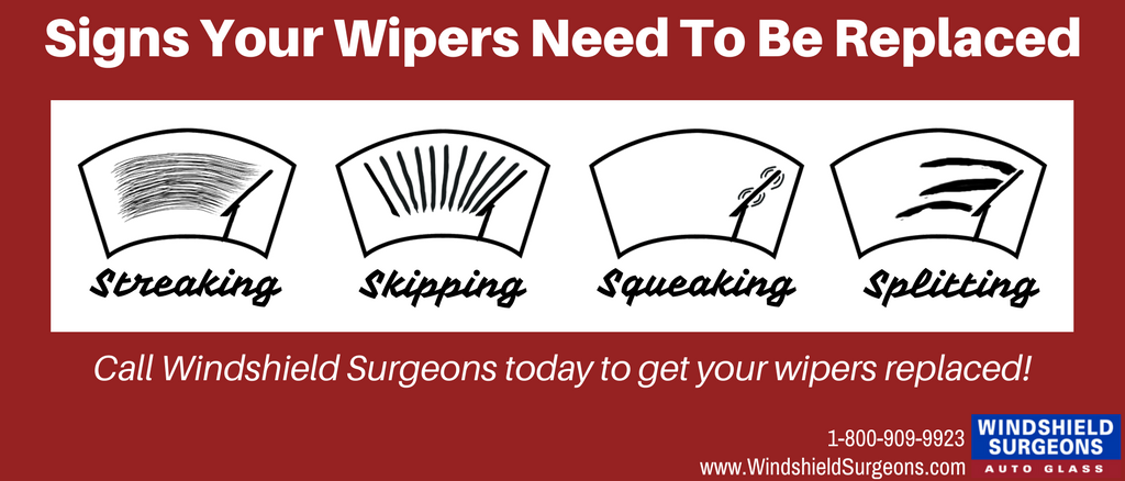 When to replace your windshield wipers infographic