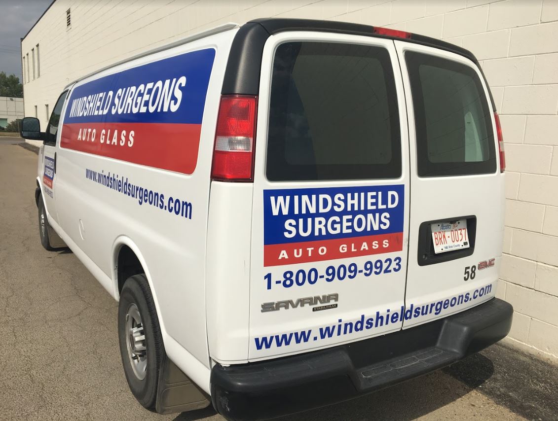 Auto Glass Delivery Van